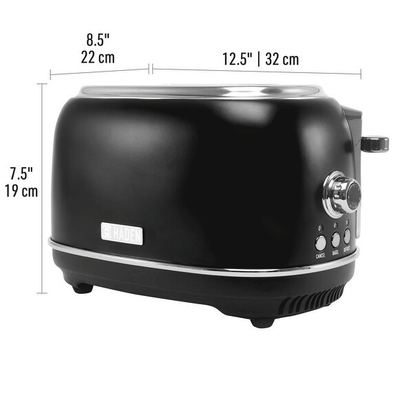 Haden Heritage Stainless Steel 2-Slice Toaster
