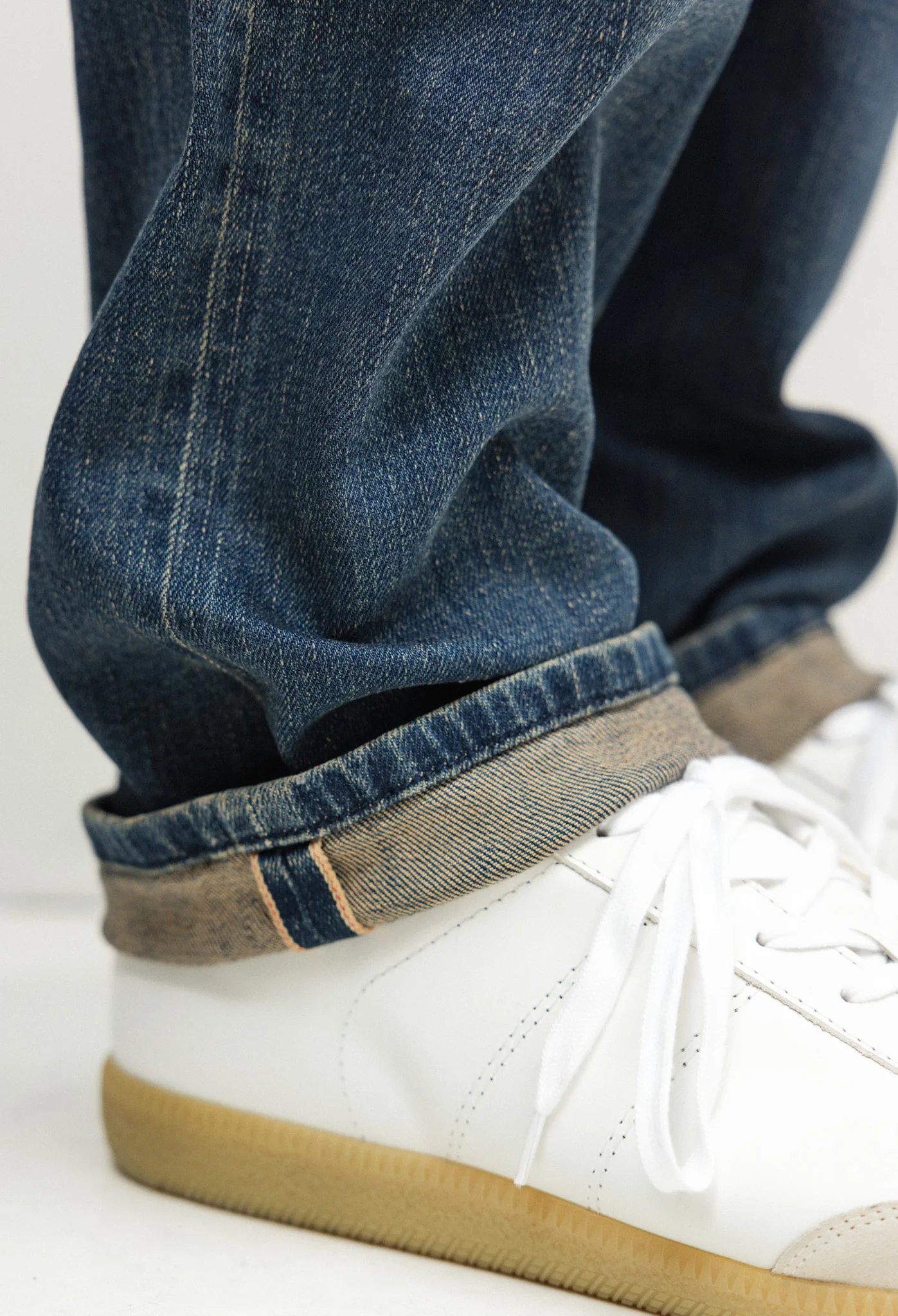 Hank Mid Tapered Selvedge - Earth Blue