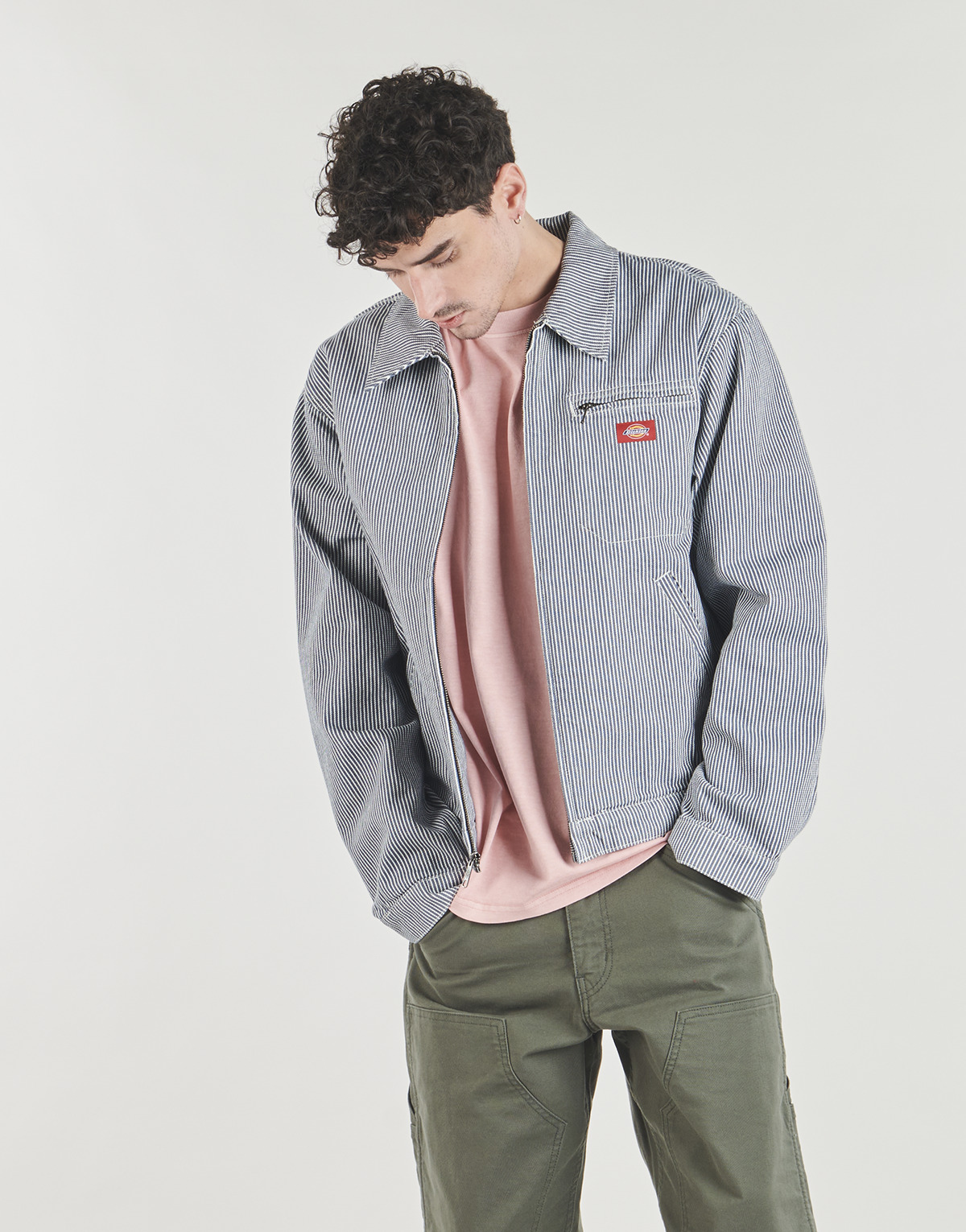 Dickies - HICKORY PAINTER JACKET RETRO INDIGO - Blue