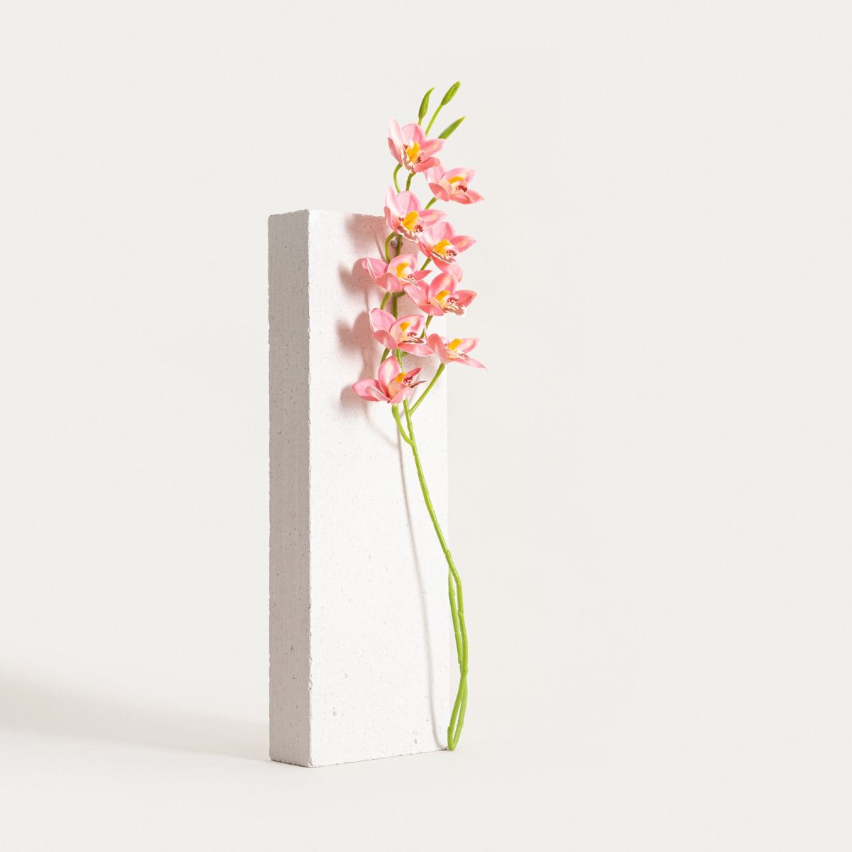 Gałązka sztuczna ORKID orchidea różowa 109 cm