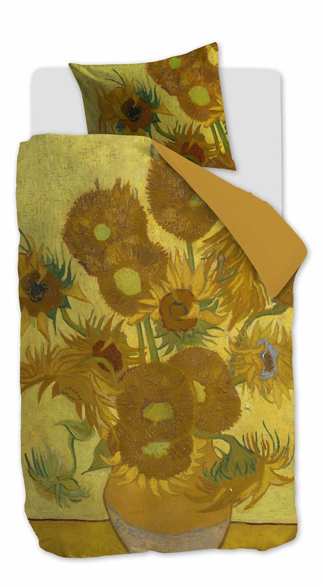 Beddinghouse x Van Gogh Museum Tournesol dekbedovertrek - Eenpersoons - 140x200/220 cm - Geel