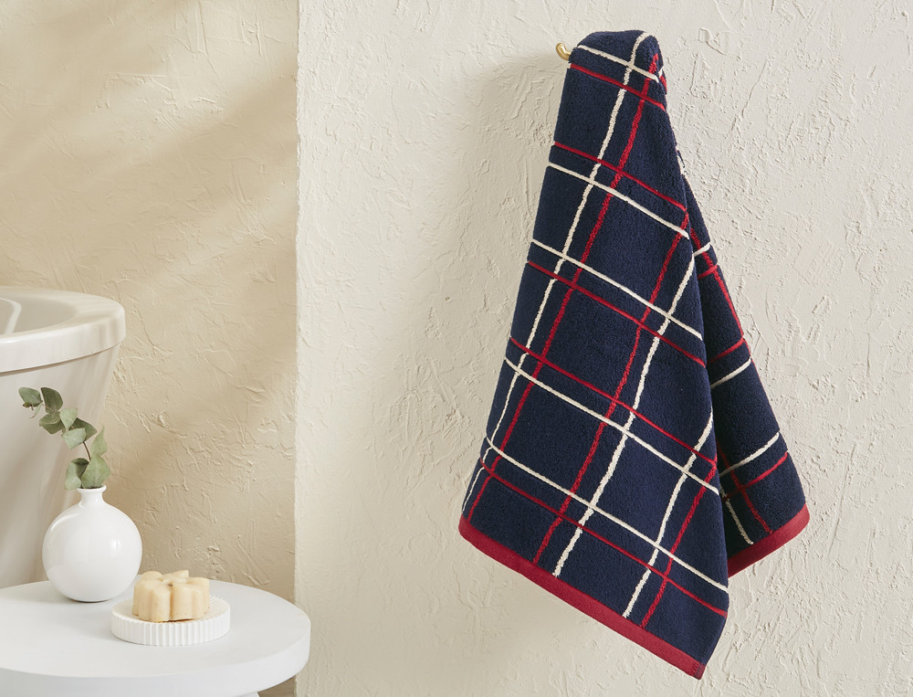 Serviette de bain jacquardDans les Vosges