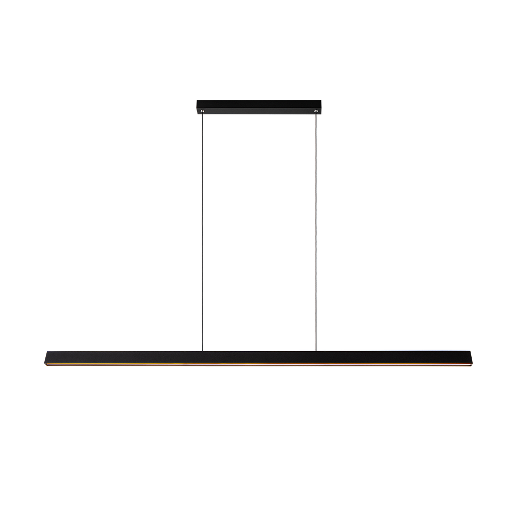 Atmooz Jasmin - Hanglamp - Balk - 150 x 200 cm - Zwart - Metaal - LED