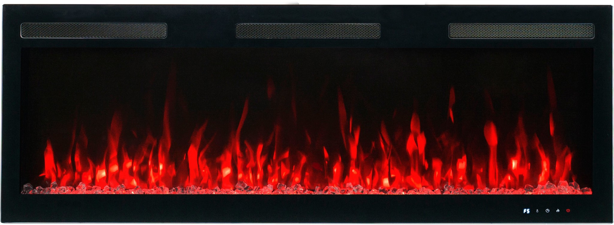 Majestic Pro 128Cm   Dźwięk, Kominek Elektryczny Led ŚciennyAflamo