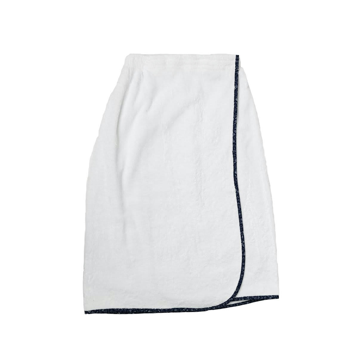 LIBERTY - Paréo avec liseré imprimé  marine  Taille unique