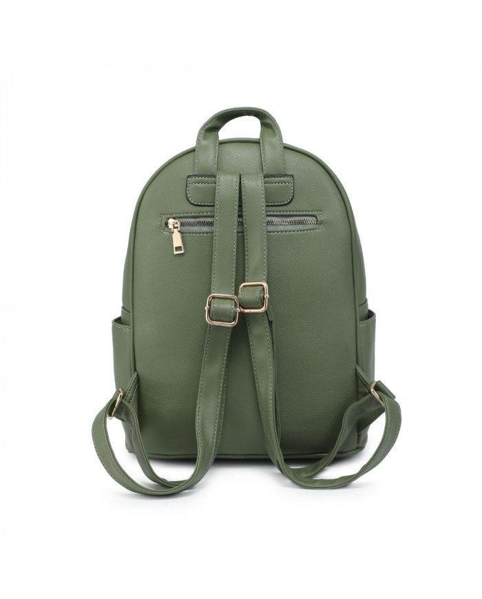 JFY Zipped Pockets Backpack