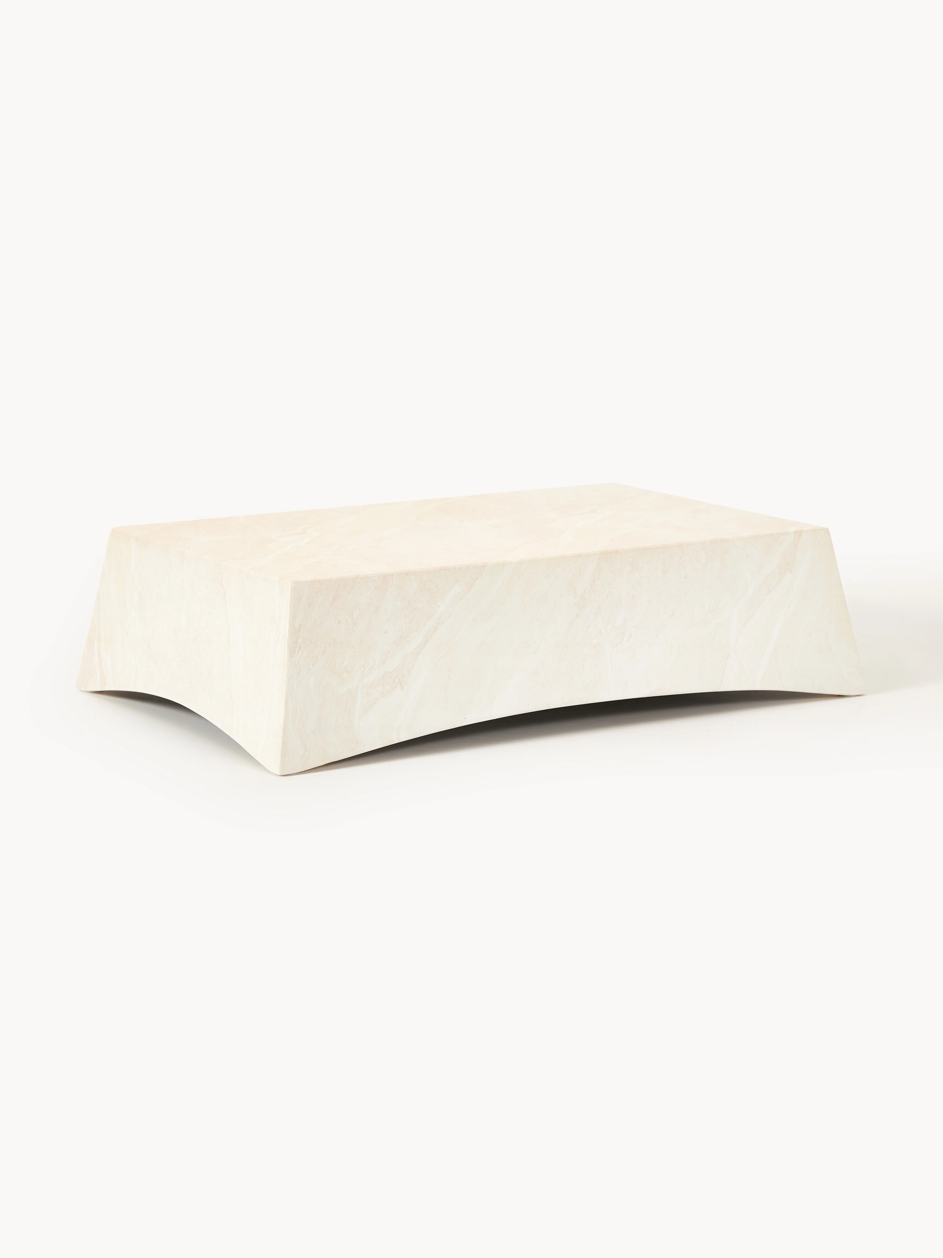 In- & Outdoor-Couchtisch Mohi in Travertin-Optik, B 120 cm