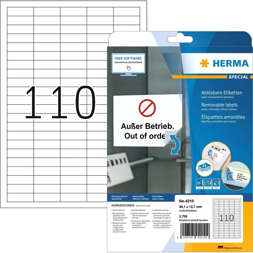 Etiketten Herma