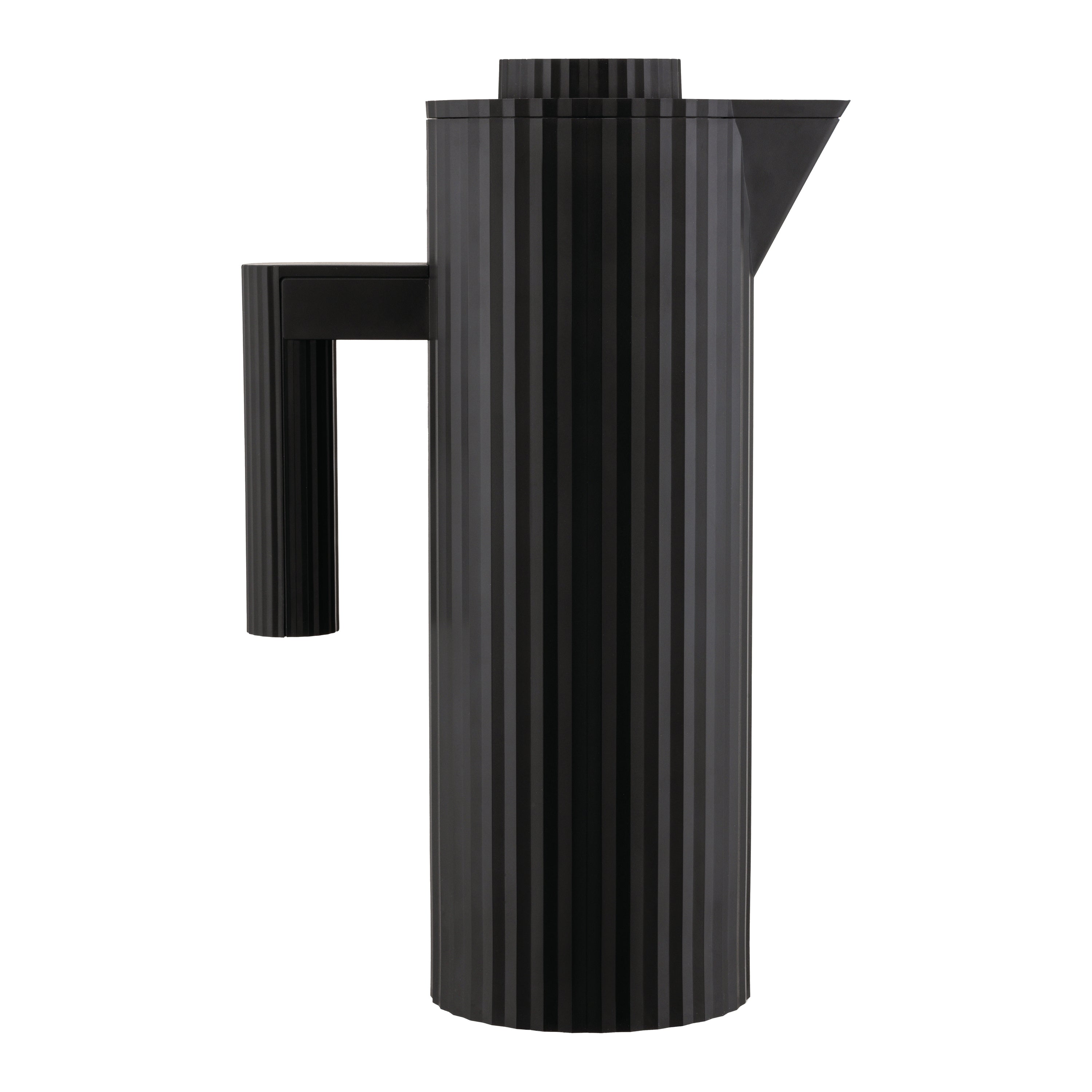 Alessi Plissé Vacuüm Thermoskan 1 L - Zwart