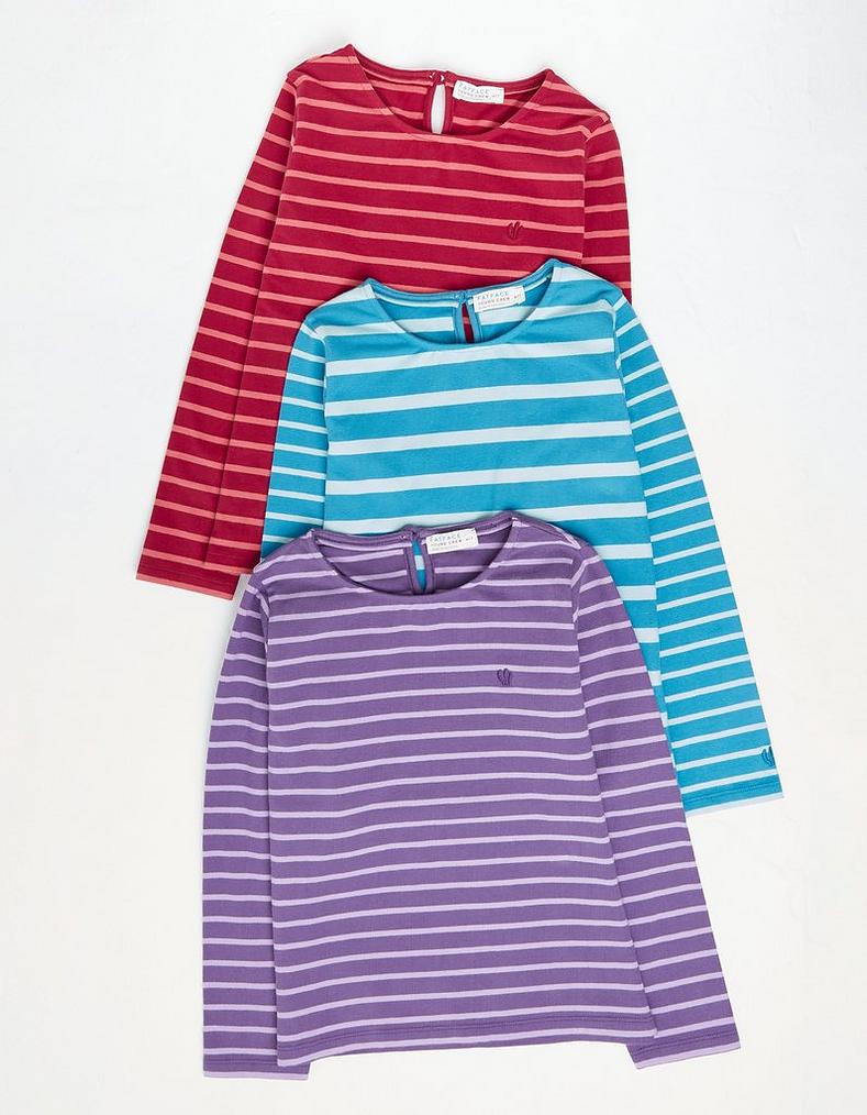 Three Pack Stripe T-Shirts