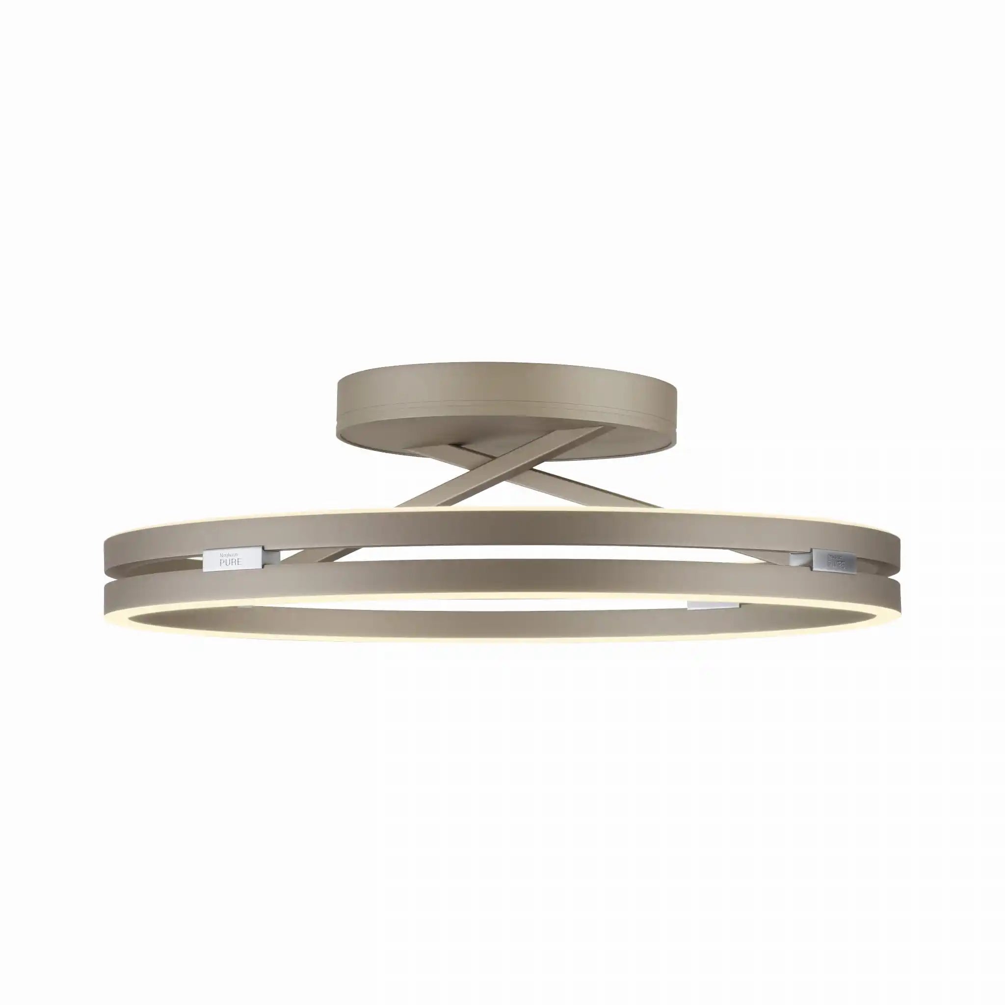 Neuhaus PURE plafondlamp Loop - 2 lichts - 60 x 17.8  cm - champagne