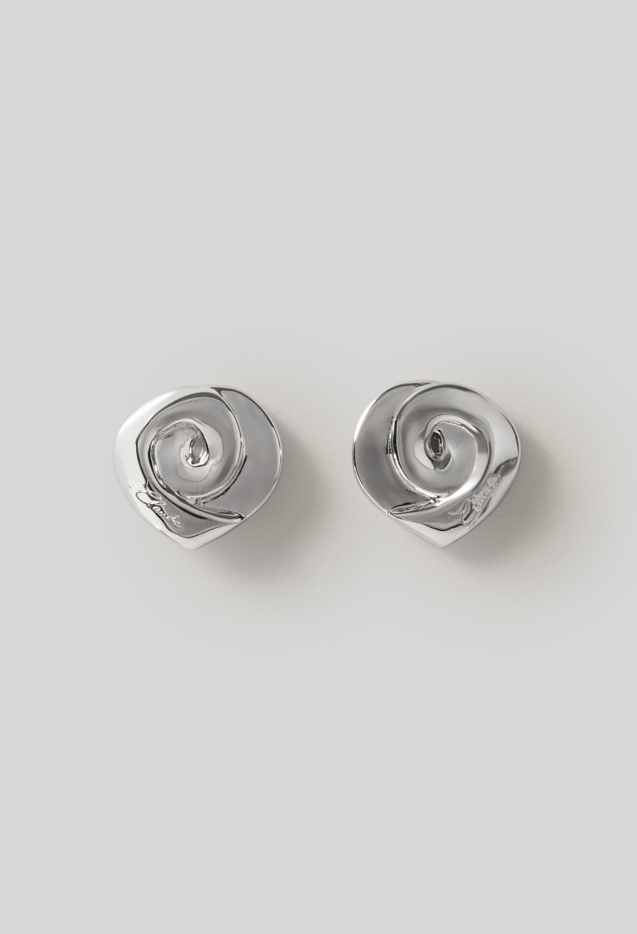 Boucles d'oreilles argentées Claudie