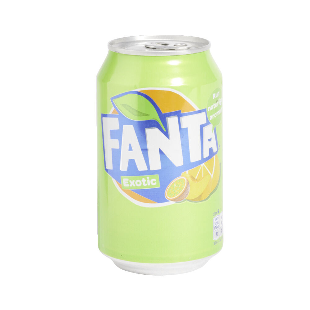 Boisson gazeuse Fanta exotique canette 33cl