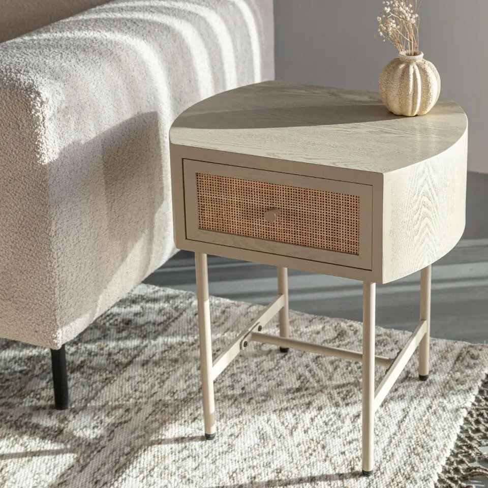 Puur - Michella nachtkastje - beige