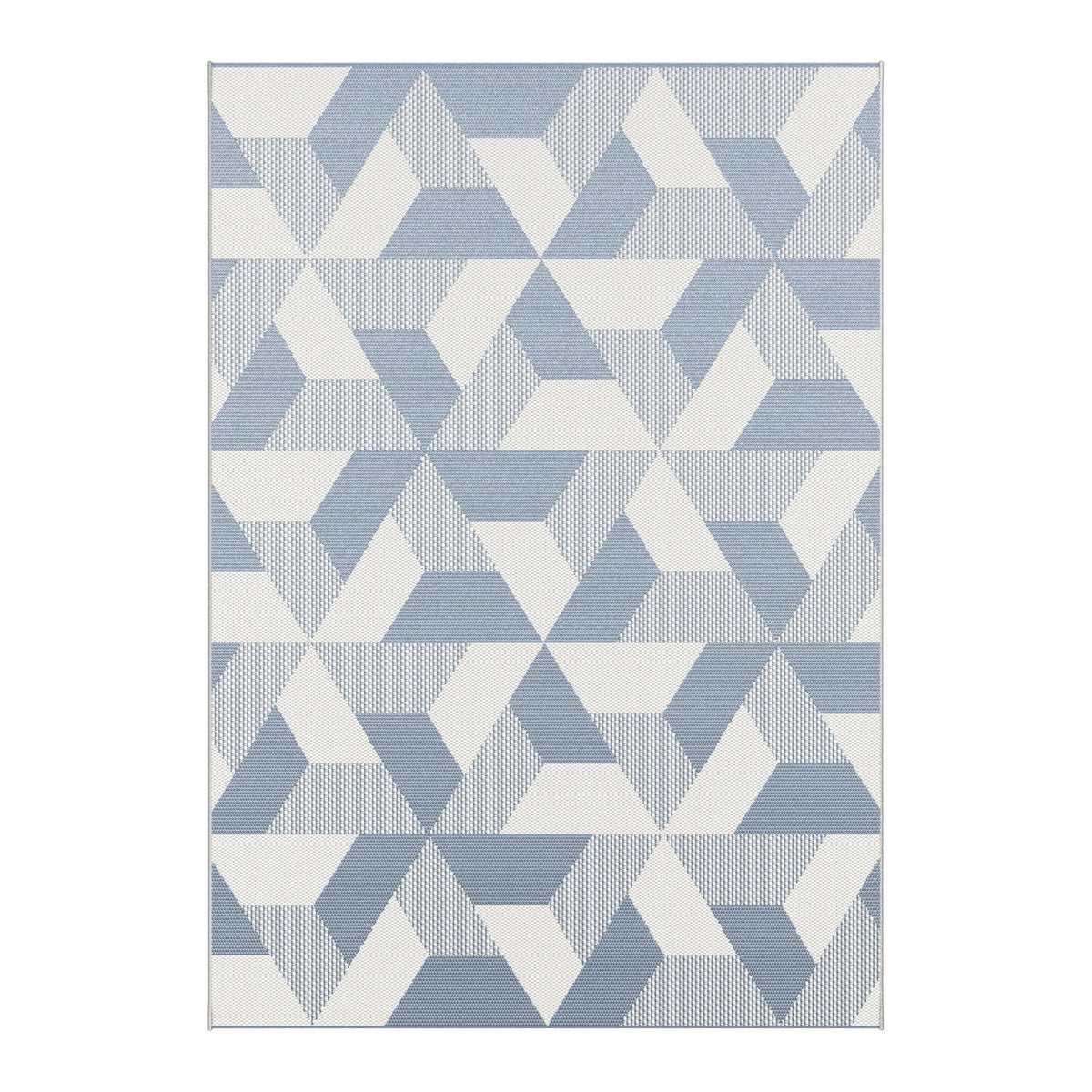 AFK Living vloerkleed Brayden - voor binnen en buiten - blauw - 160 x 230 cm