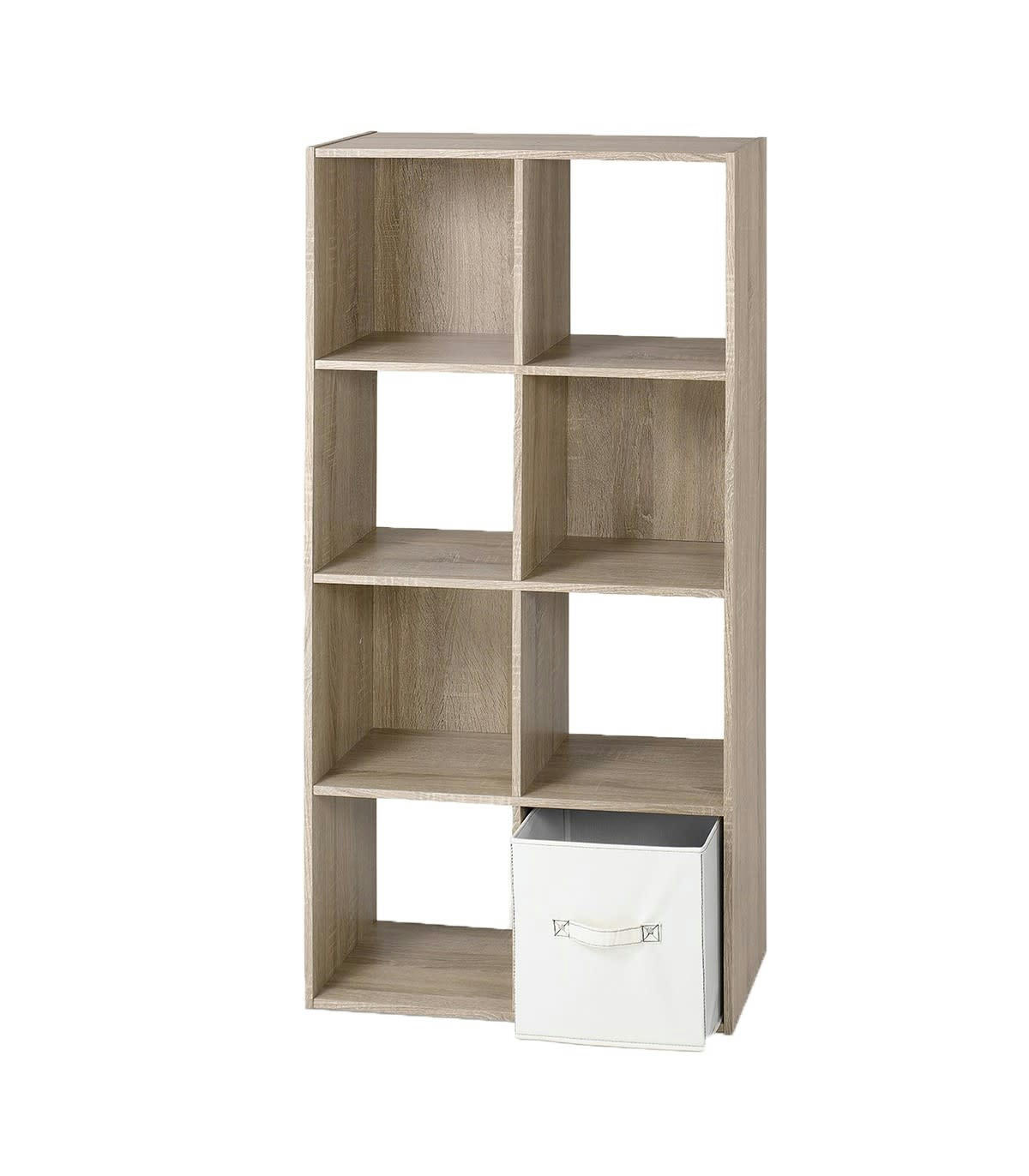 - Etagère rangement avec 8 cases - Marron