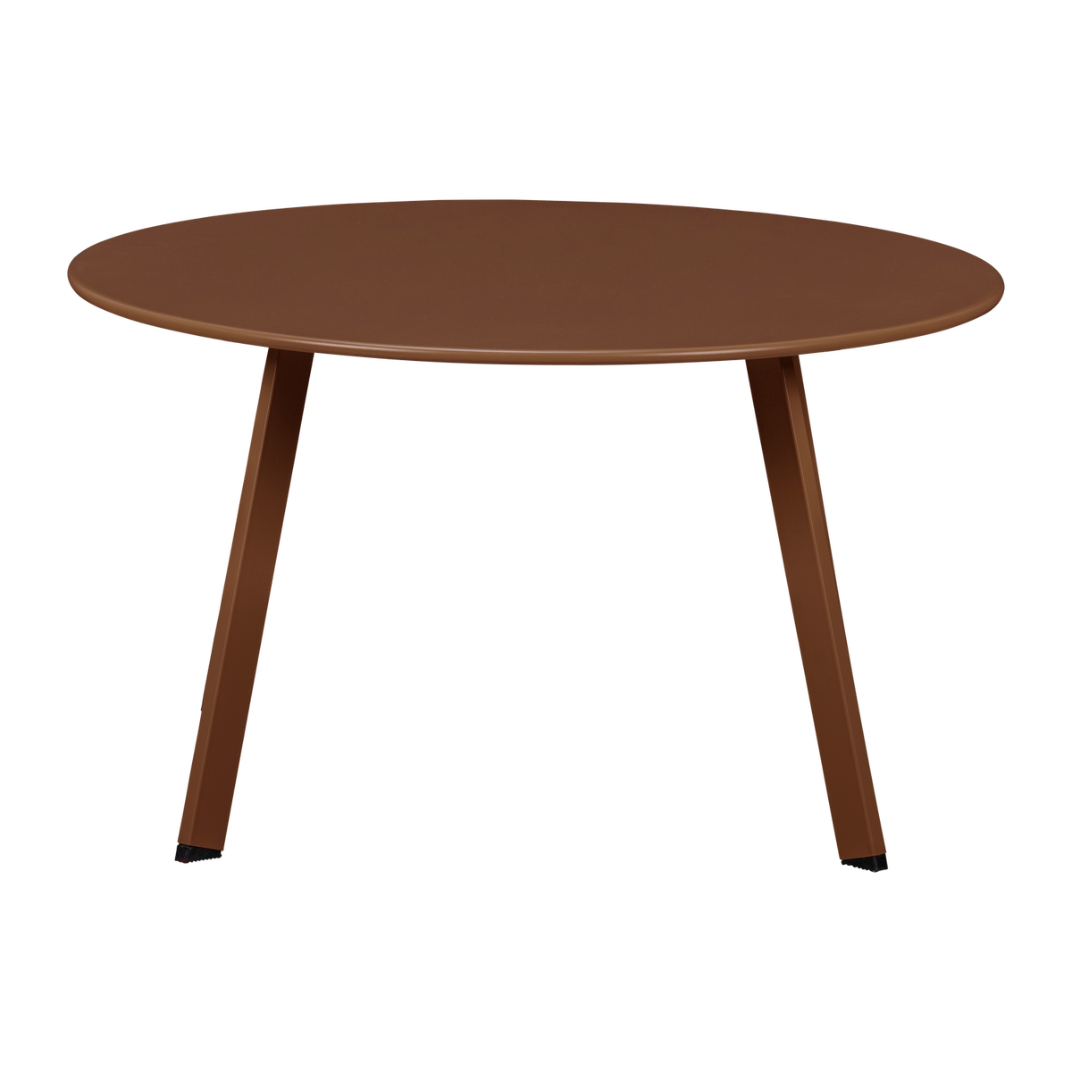 WOOOD bijzettafel tuin Fer - Metaal - Donker Bruin - 40x70x70