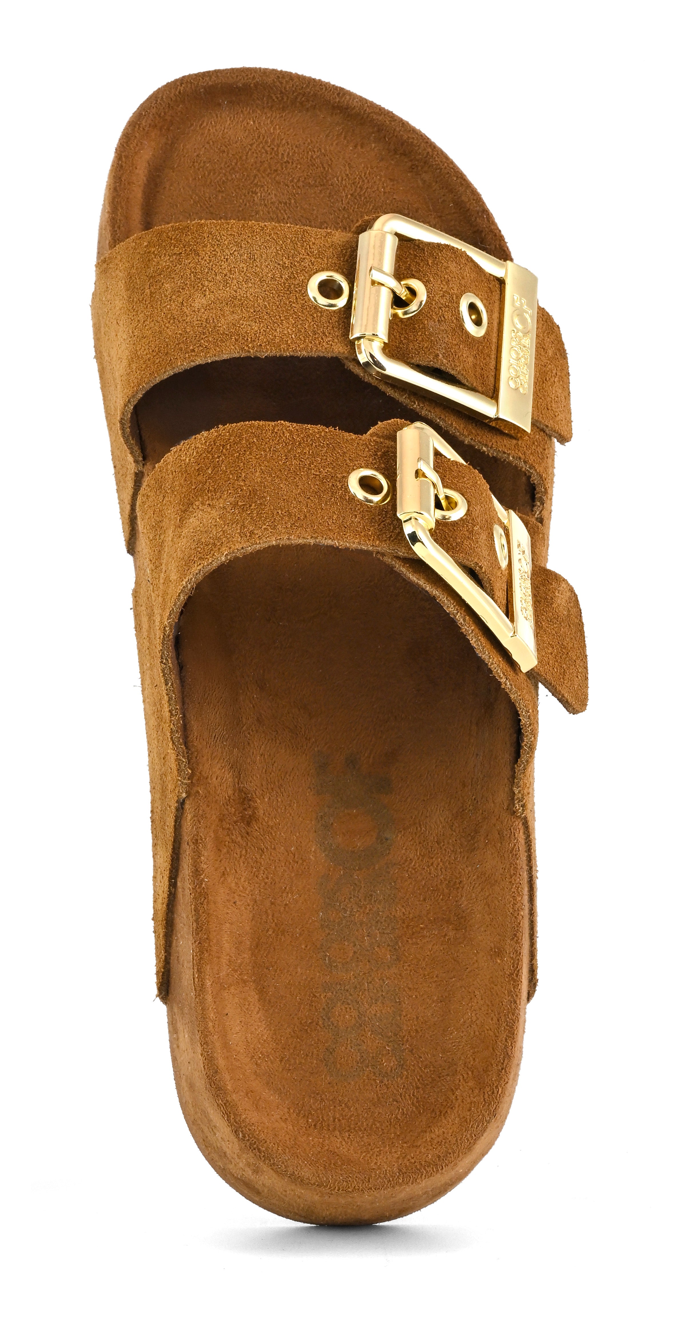 PLATTFORM SANDALE VELOURS