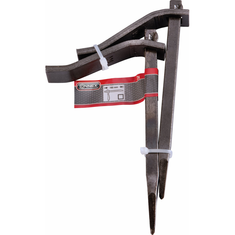 Chevillette de maçon carrée 16 cm 2 pièces CONNEX
