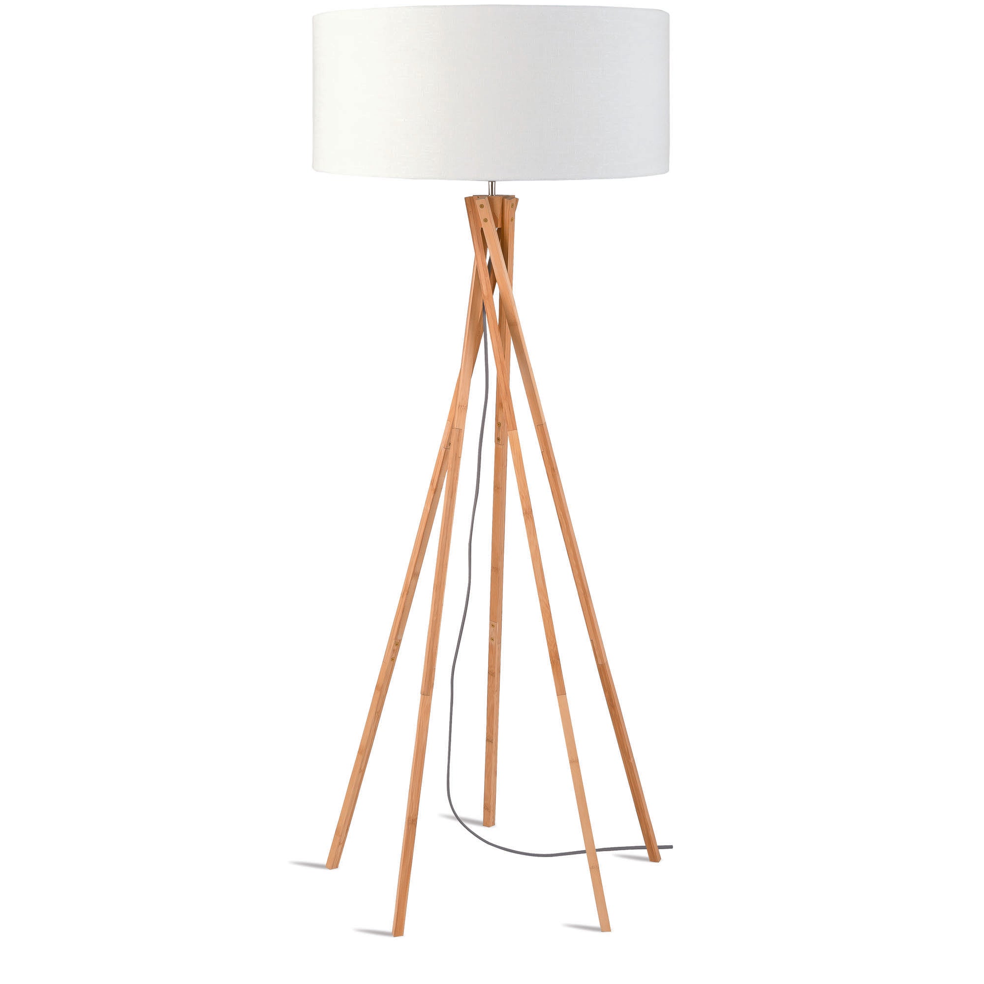 GOOD&MOJO vloerlamp Kilimanjaro - wit - Ø60cm