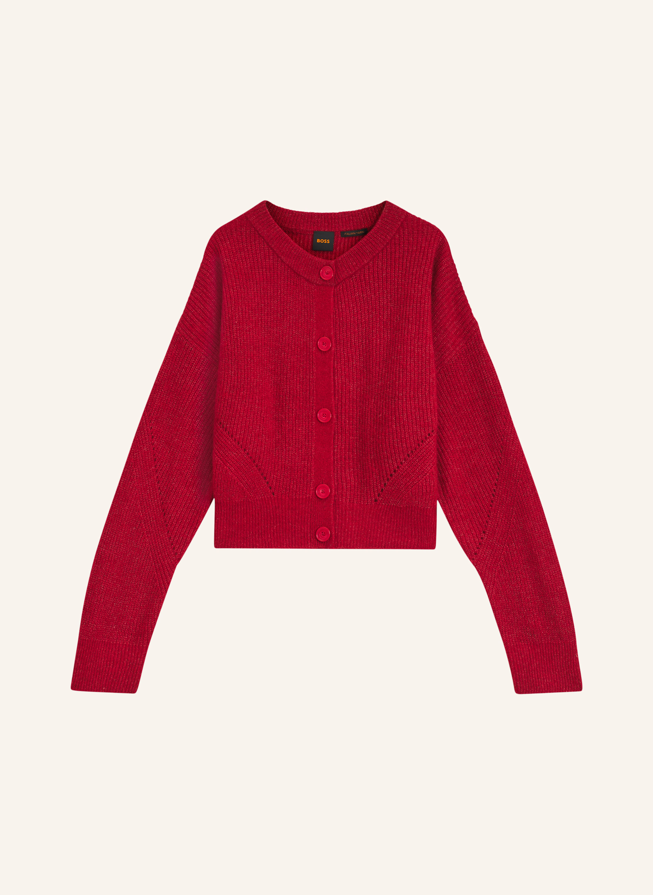 BOSS Strickjacke C_FERNARD_1 Relaxed Fit