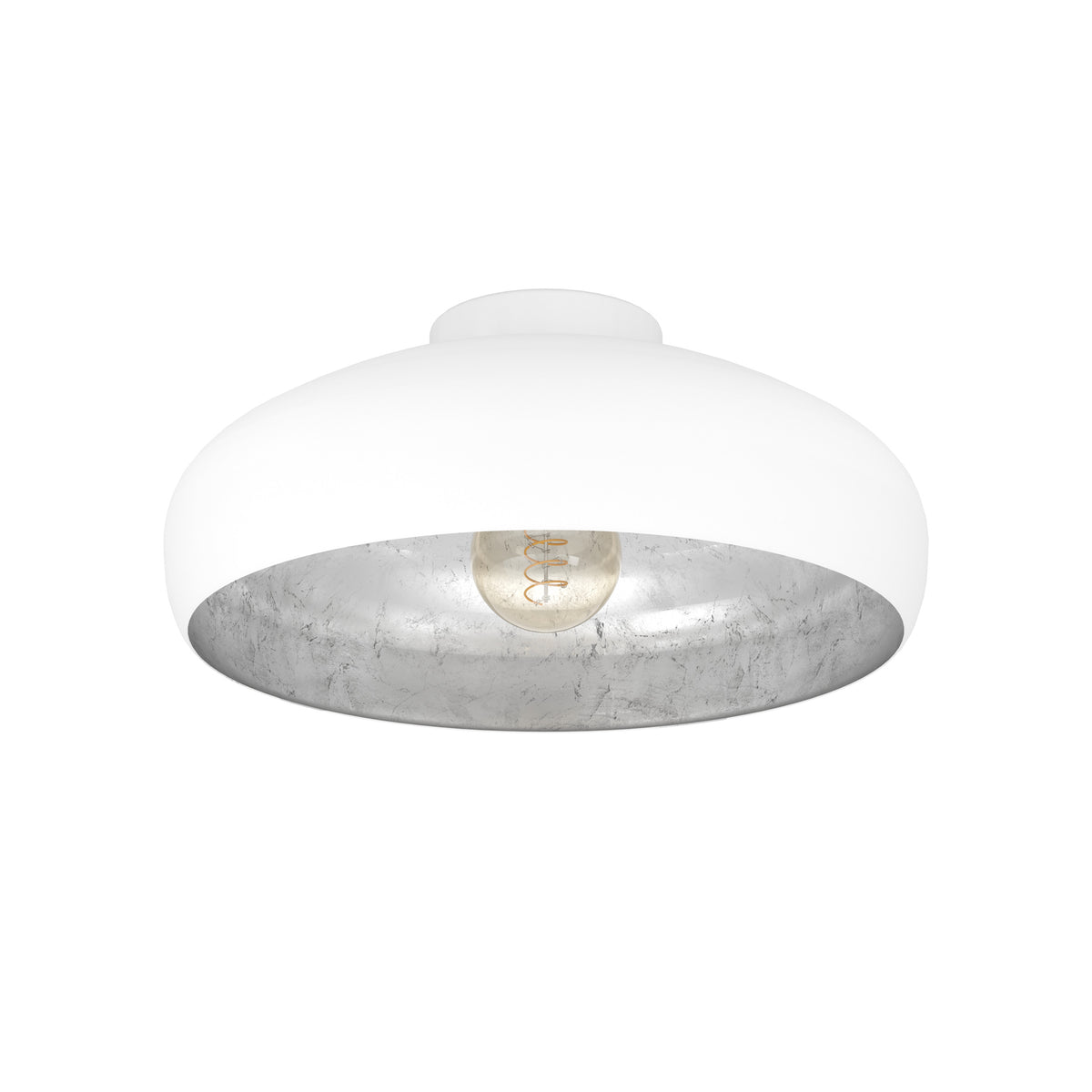 EGLO plafondlamp Mogano - e27 - ø 40 cm - wit/zilver