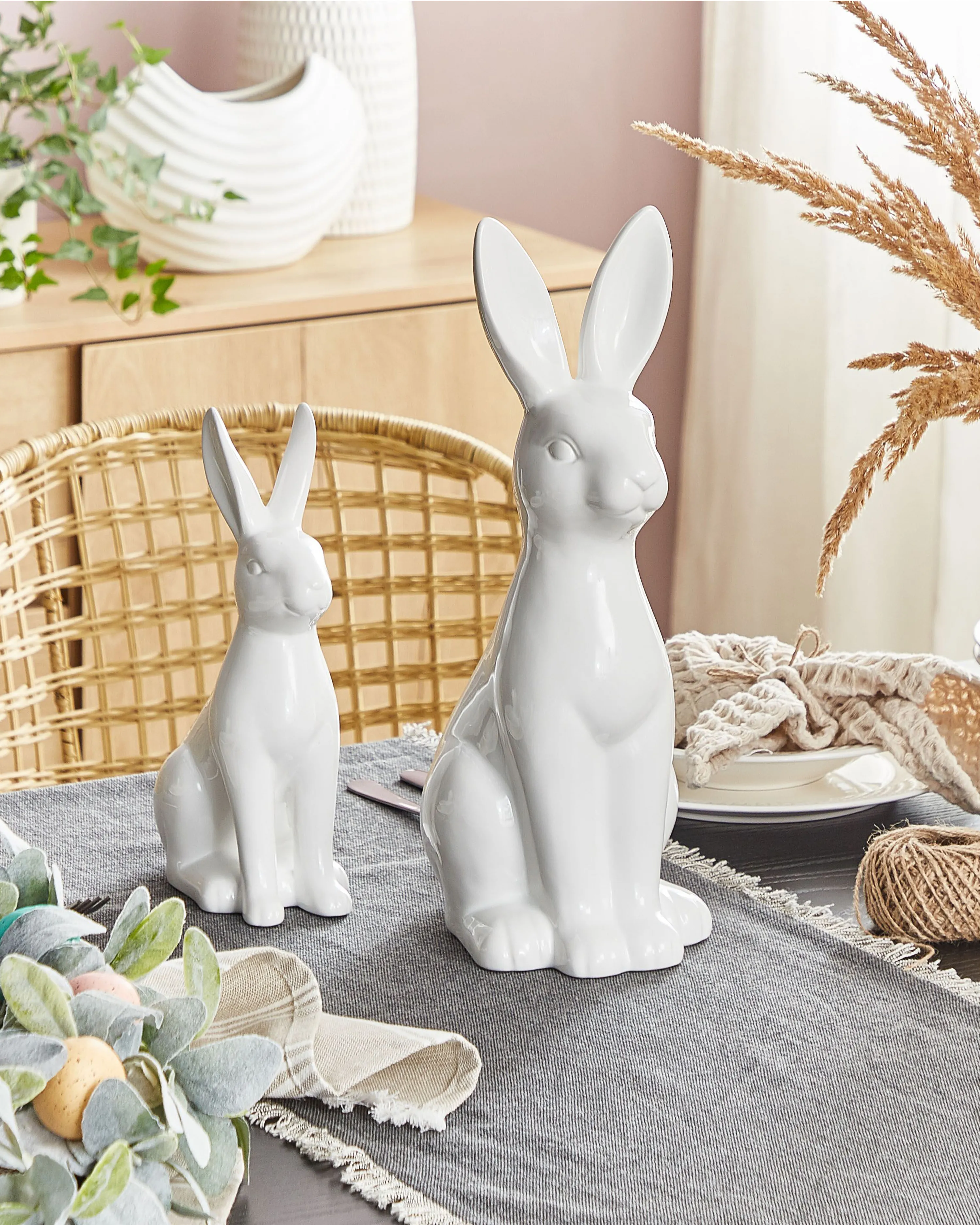Figurine Rabbit PAIMPOL Ceramic White