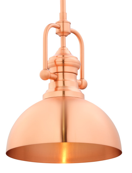 Lampa sufitowa PLATINOmiedziana 1xE27x15W IP20 Jupiter