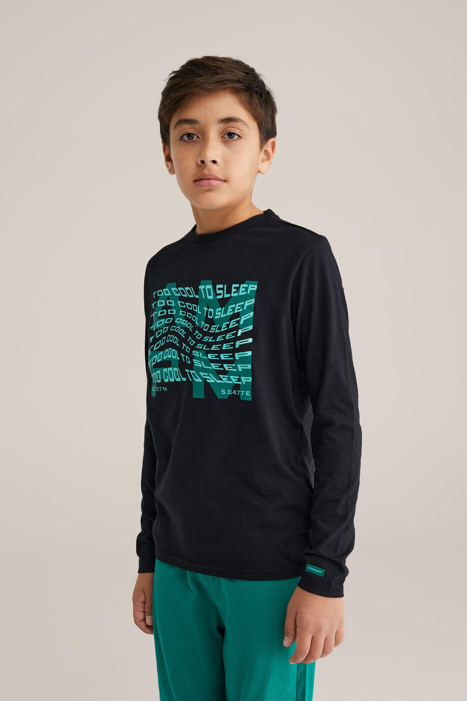 Jongens pyjama met print