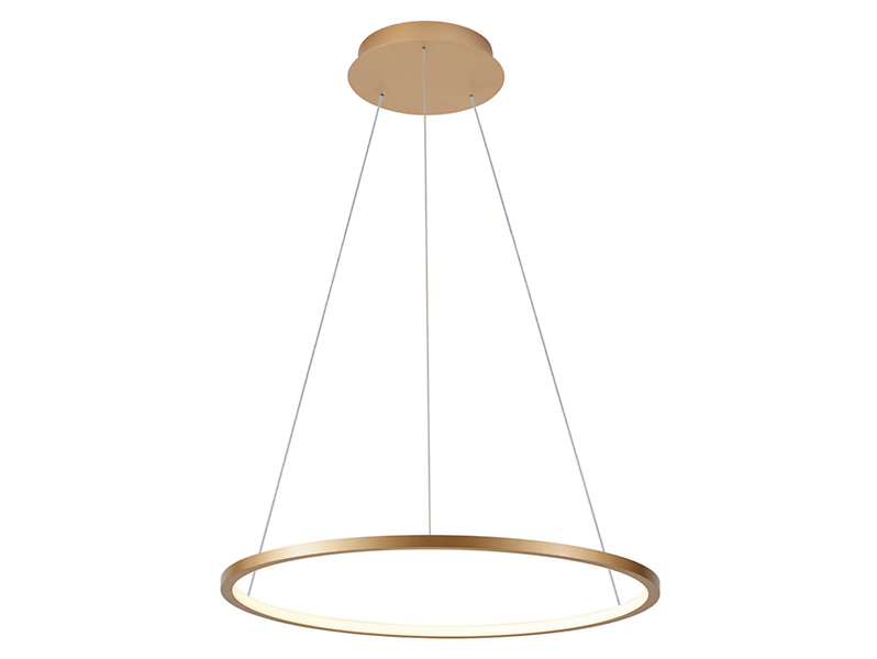 Lampa wisząca Vinola LED ze zmienną barwą światła złota