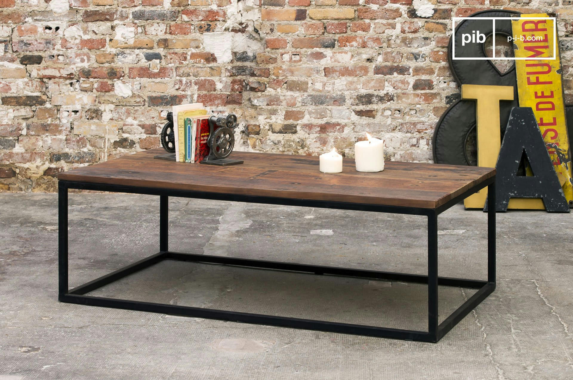 NEW SOHO - Table basse en bois marron