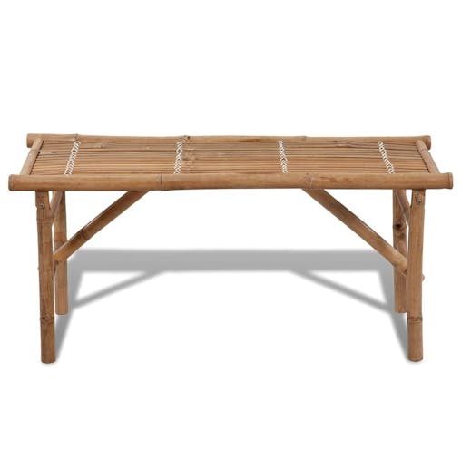 NNEVL Folding Garden Bench 118 cm Bamboo