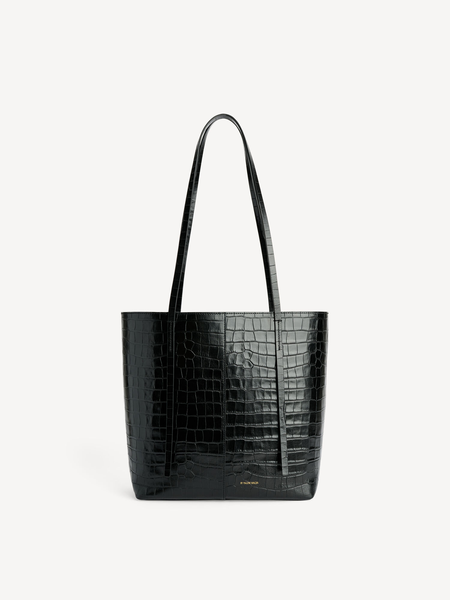 Abilso Croco læder tote
