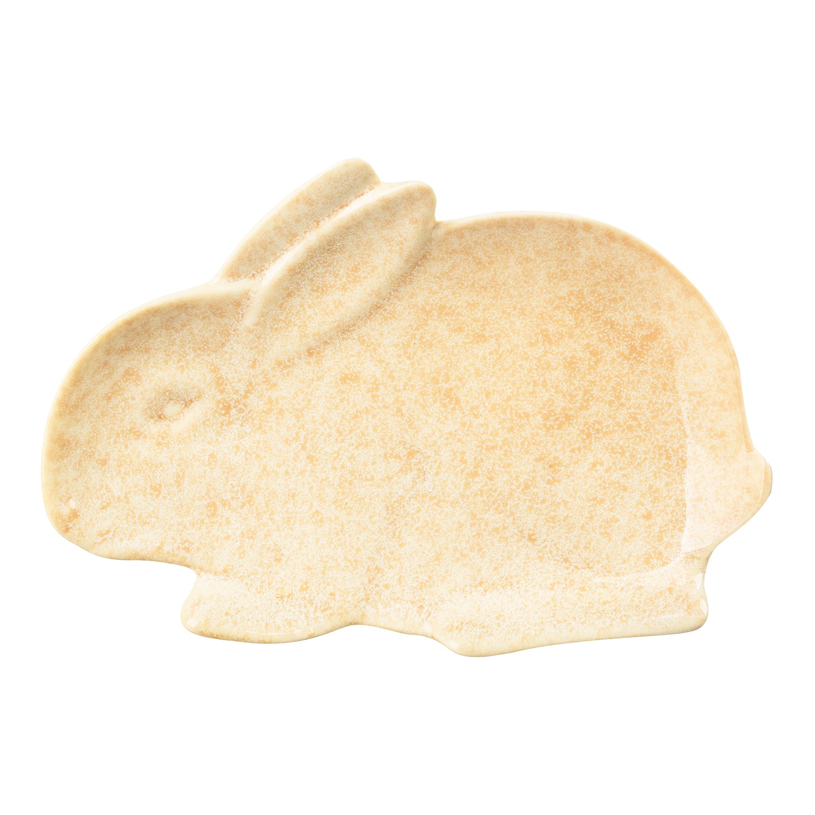 Snackteller Häschen Beige,L 160 x B 110 mm