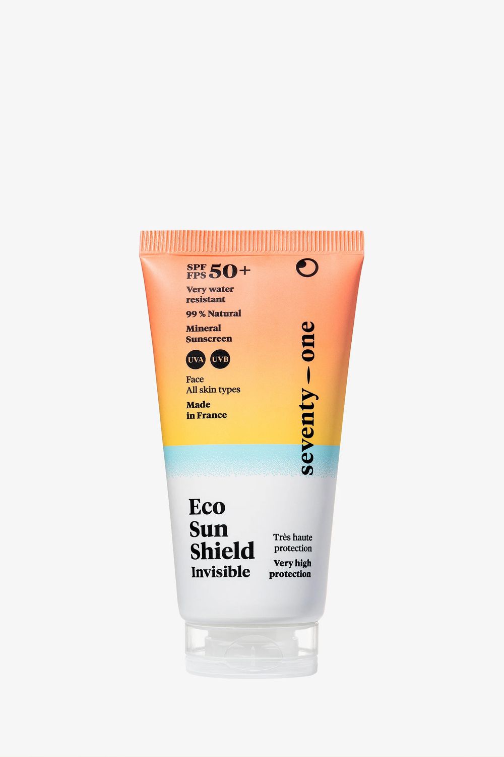 Seventy One SPF 50  Waterproof Mineral Sun Care Invisible Sun Shield 40ml