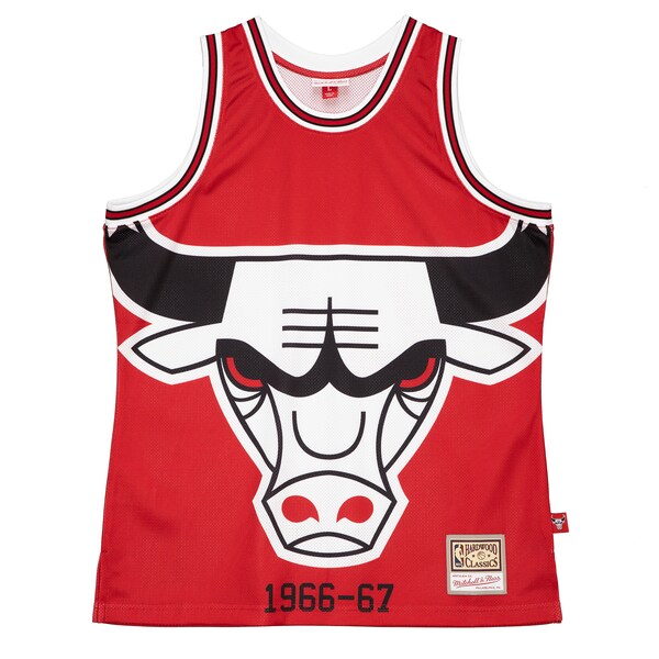 Chicago Bulls Hardwood Classics Blown Out Fashion Jersey - Red