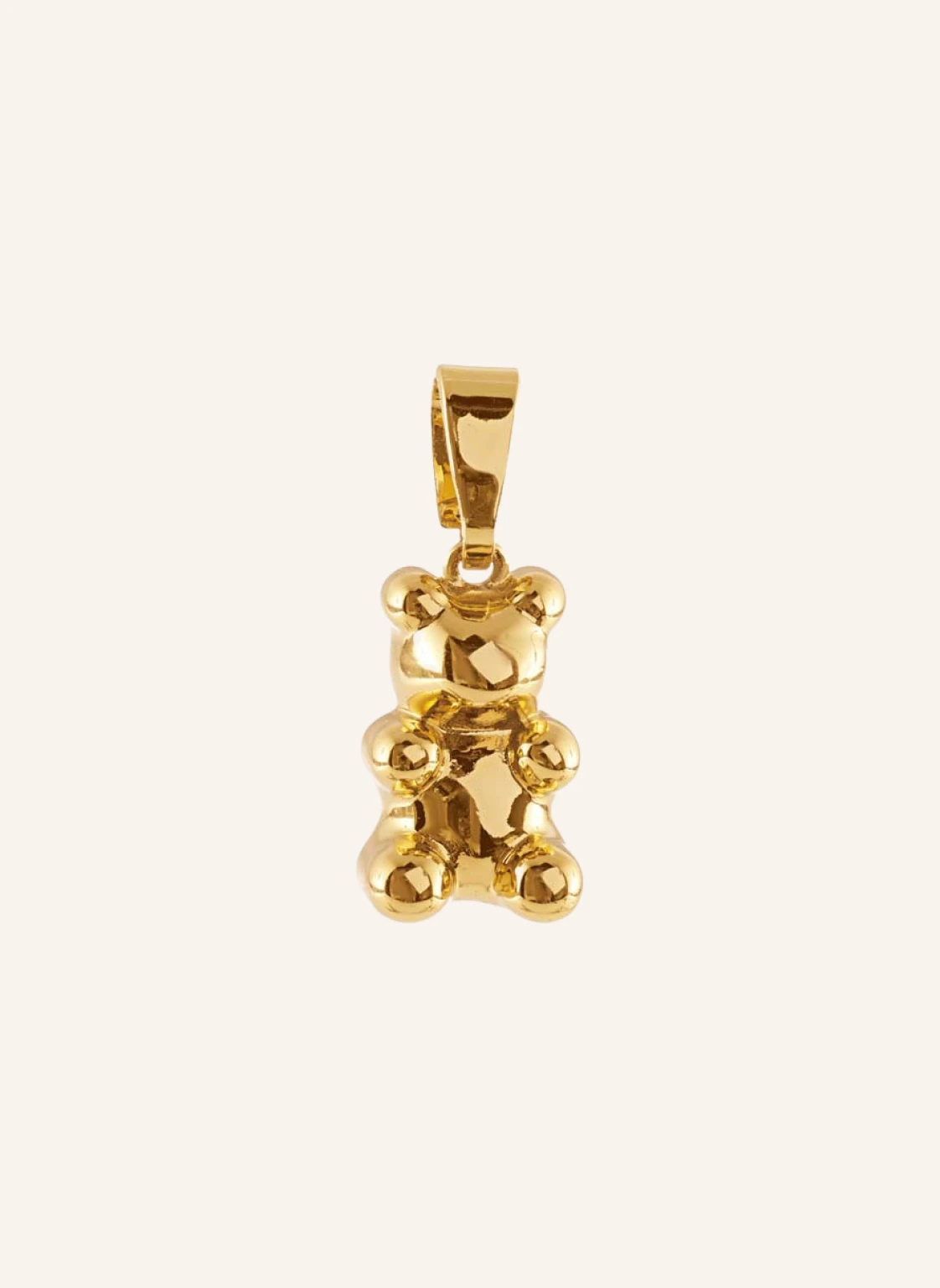 CRYSTAL HAZE Anhänger GOLDEN NOSTALGIA BEAR by GLAMBOU