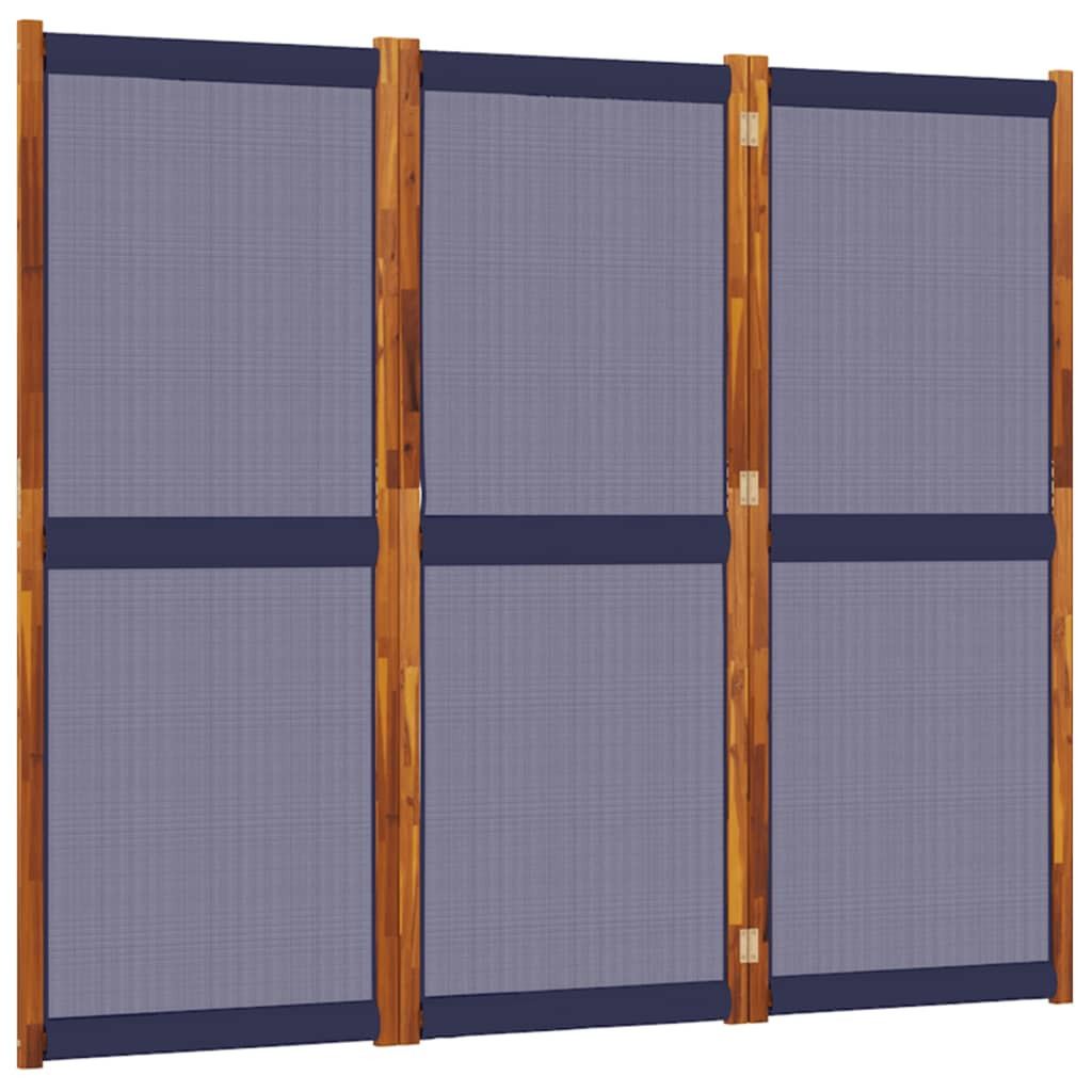 Parawan Dekoracyjny Składany Parawan Panelowy Ciemnoniebieski 210x180 cm