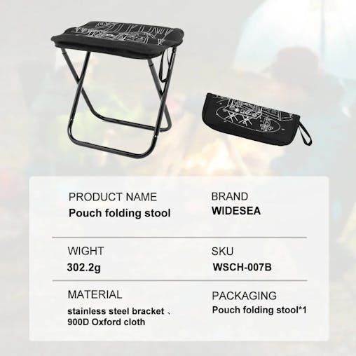 NNEOBA Camping Stool Foldable Chair
