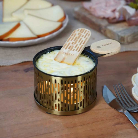 Raclette à la bougie Lumi Or x2 - Cookut