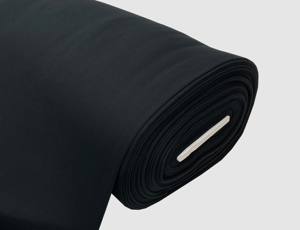 Sweatstoff Uni Schwarz