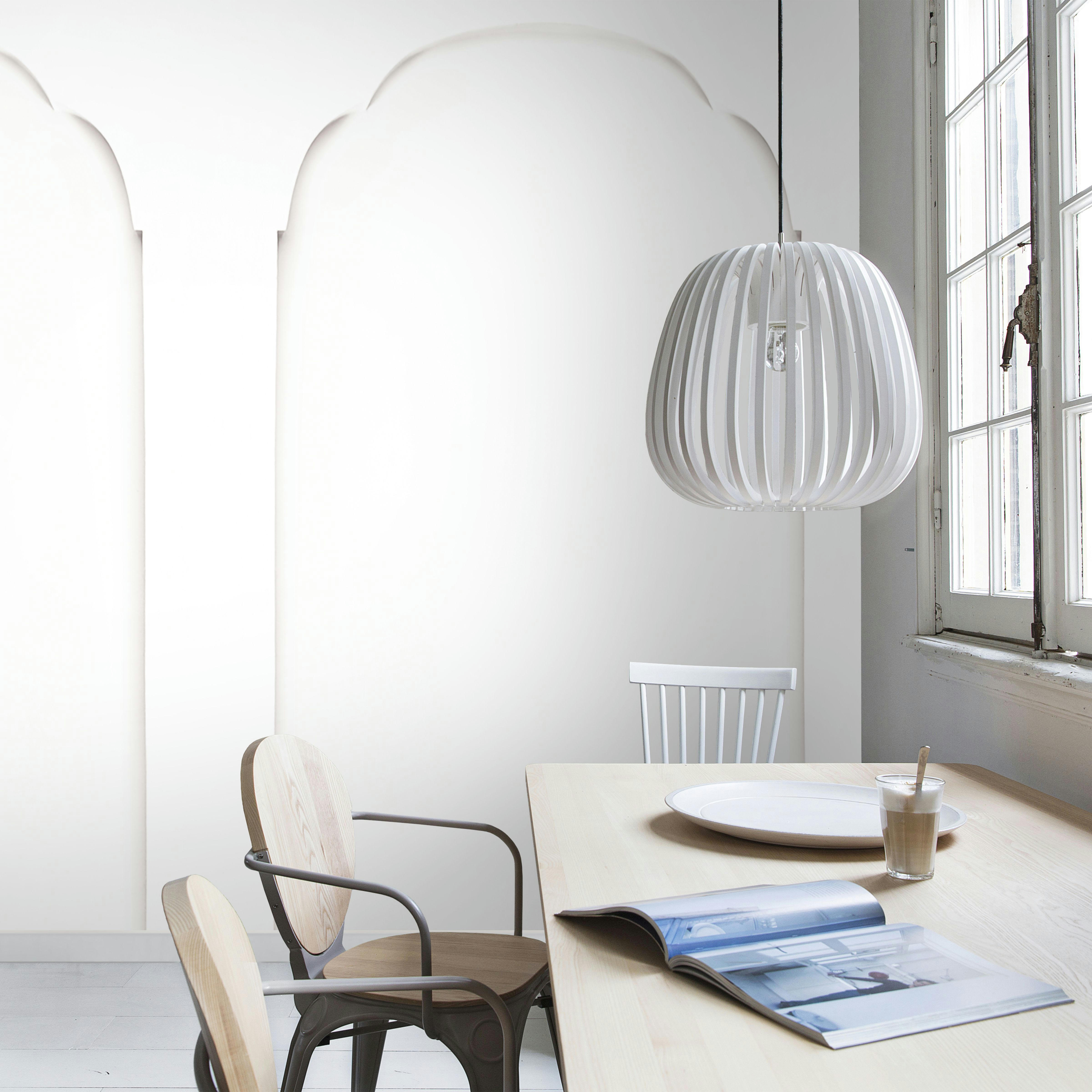 - Papier peint panoramique intissé arcade blanc 280x150cm