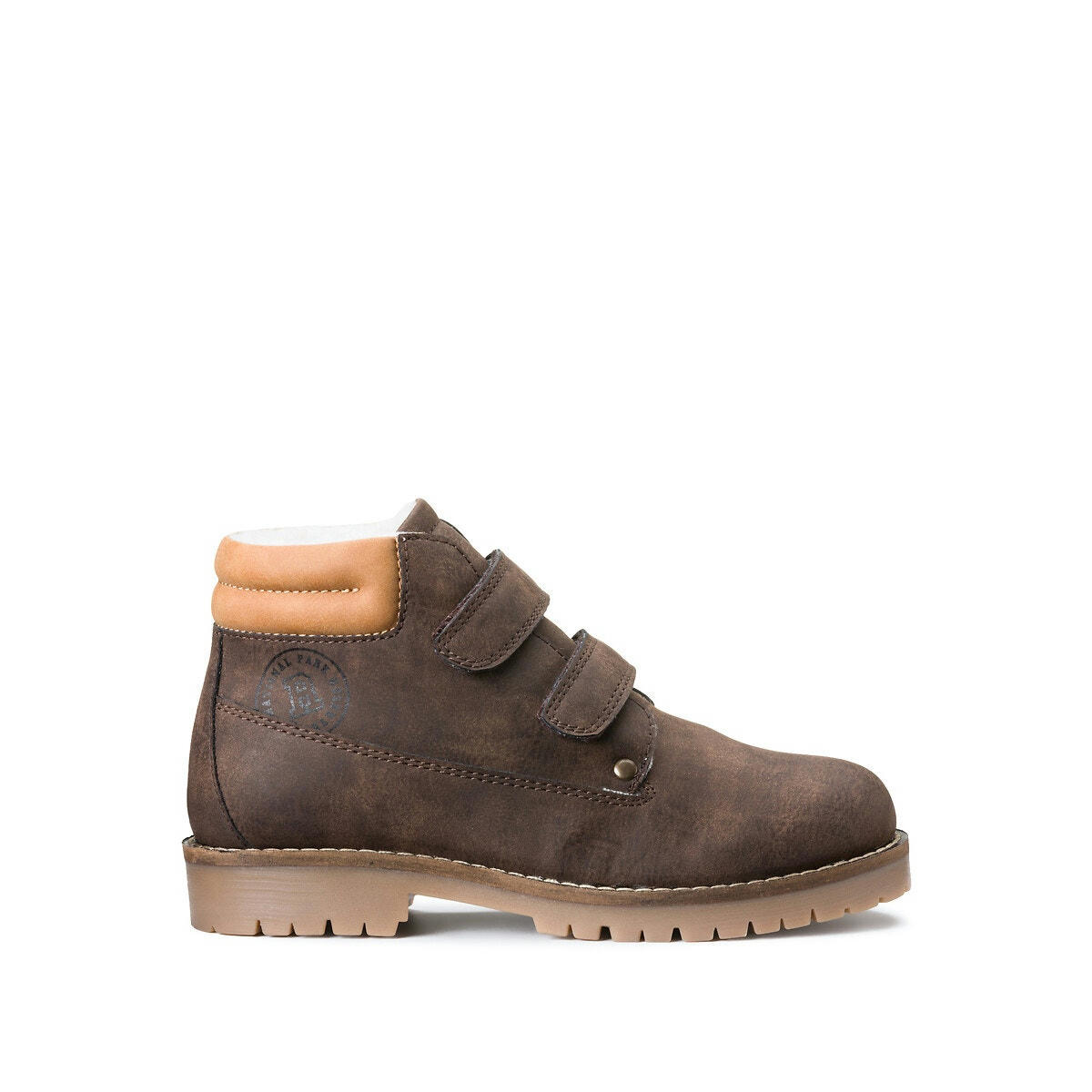 Bottines à scratchs, esprit montagnard
