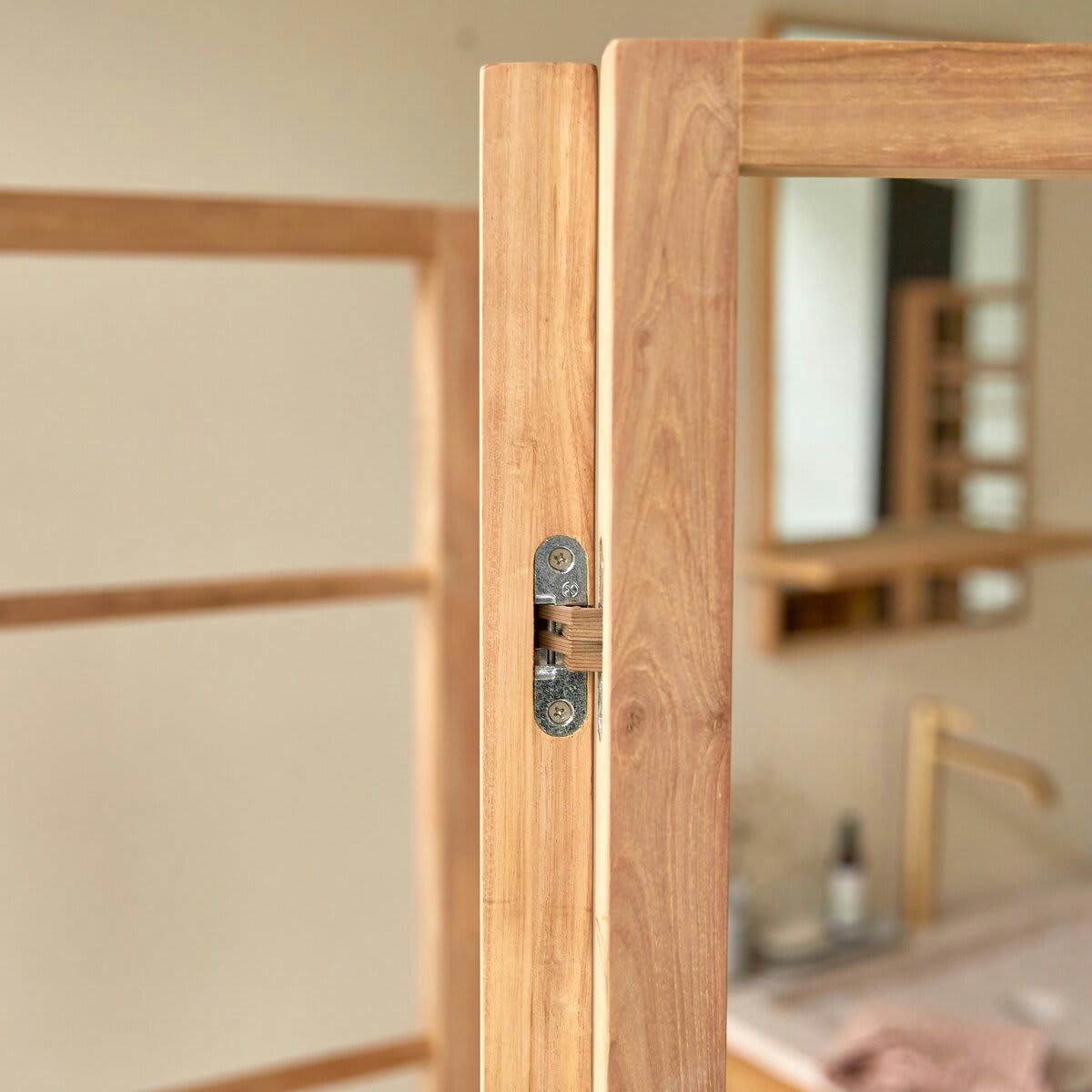 ANTON - Porte serviette en teck massif