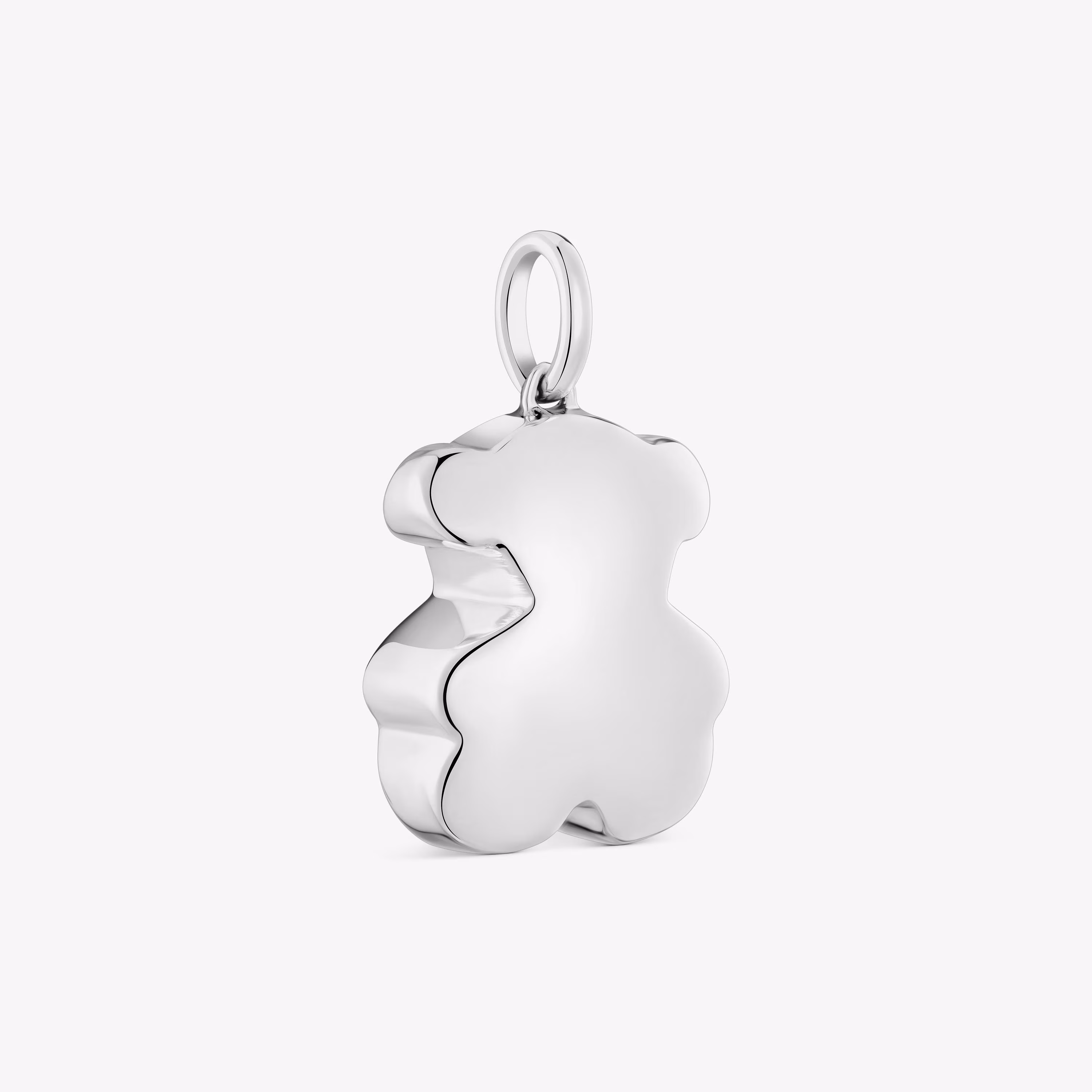 Colgante mediano de plata oso Bold Motif