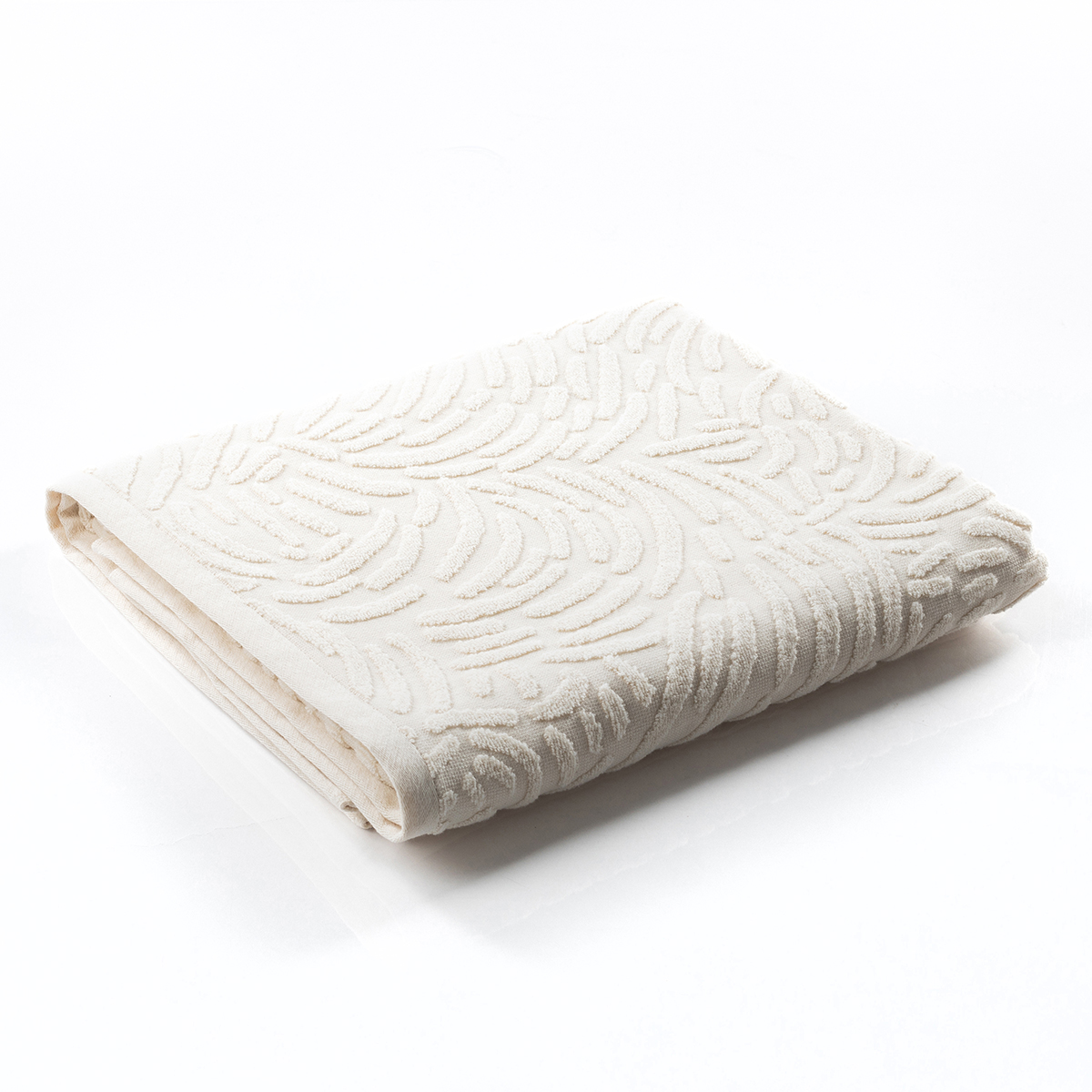 Toalha lençol de banho PURE bege algodão 100x150cm