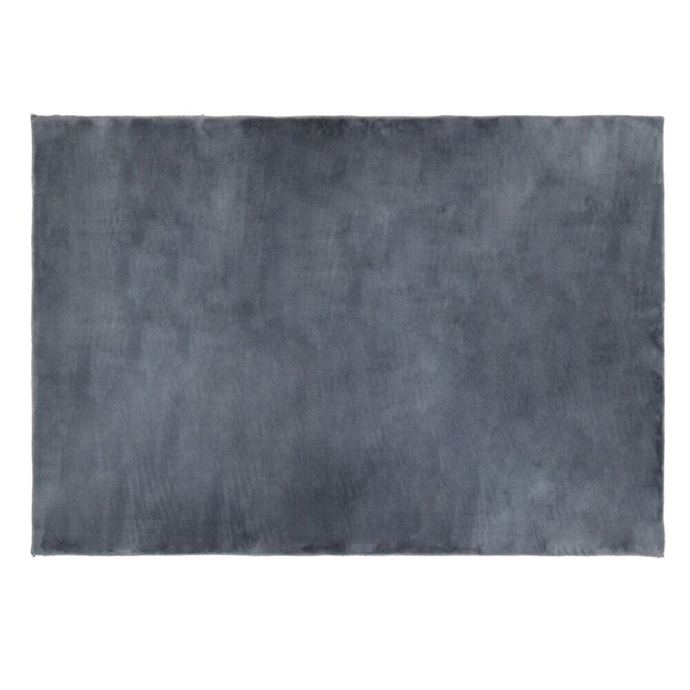 Tapis fausse fourrure gris 100x150cm