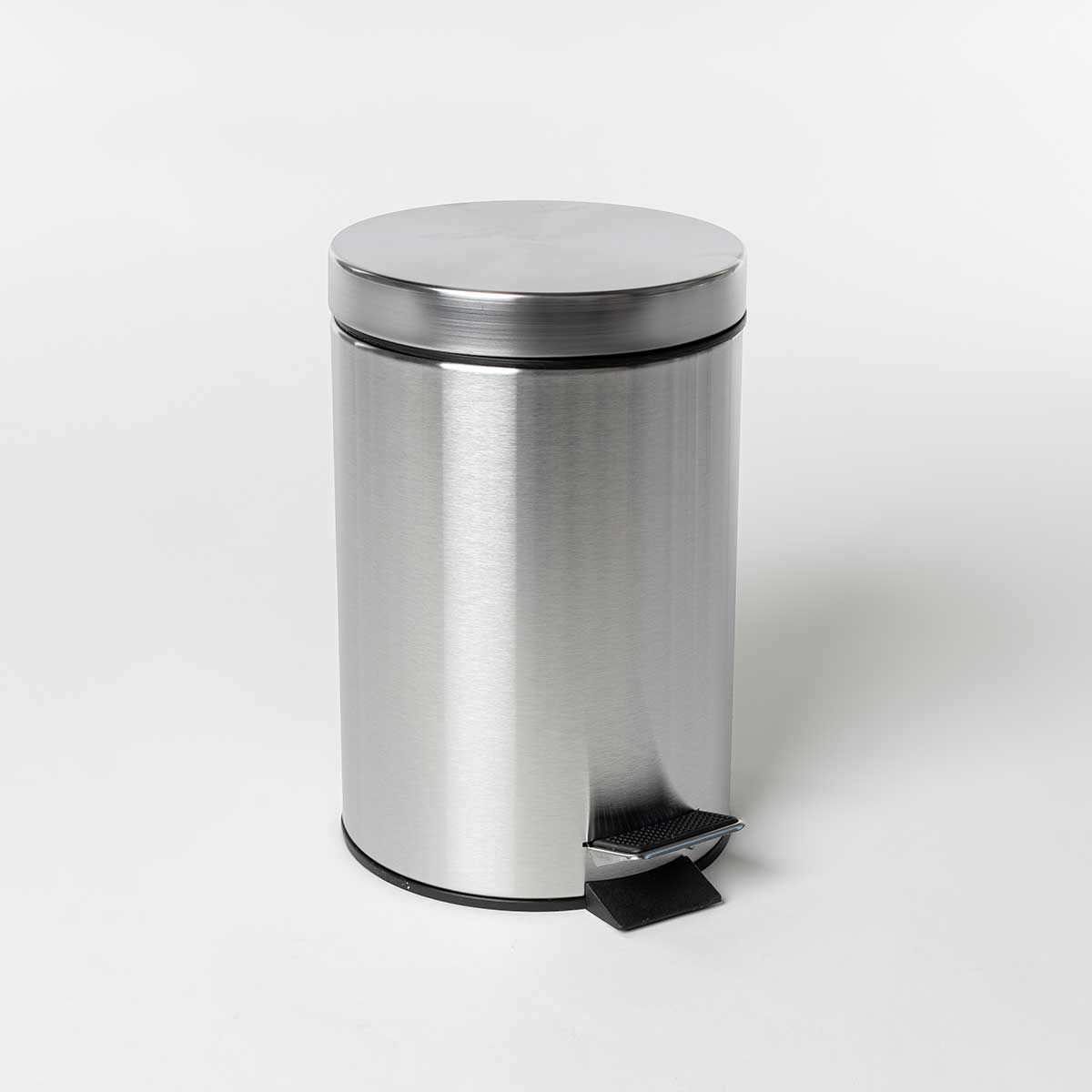 Balde WC Em Inox Com Pedal 3l