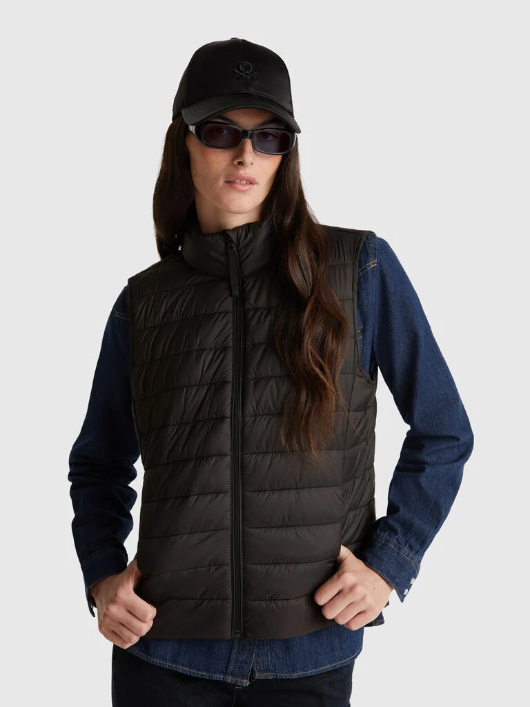 Slim fit padded vest