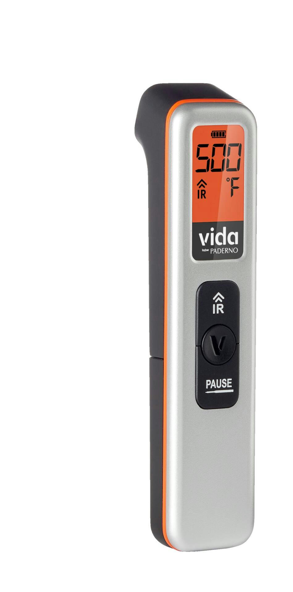 Vida by PADERNO 2-in-1 Infrared Thermometer with Probe